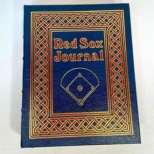 RED SOX JOURNAL COLLECTORS EDITION NEW!  BOUND IN GENUINE LEATHER